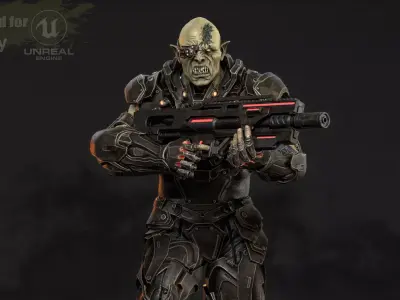 WestlandReaper6 Low-poly 3D model