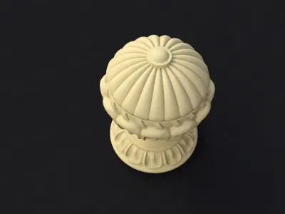dekor chess piece 3D model
