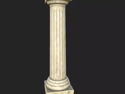 Column 1600 Free low-poly 3D model