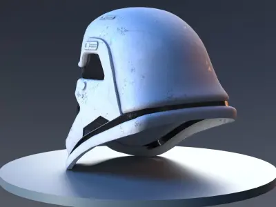 Star Wars Stormtrooper Helmet - VII VII IX 3D model