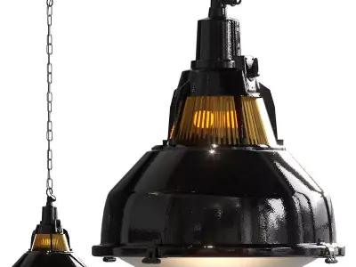 Technical lamp 3D model