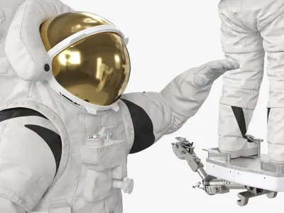  Astronaut on Foot Restraint Platform 