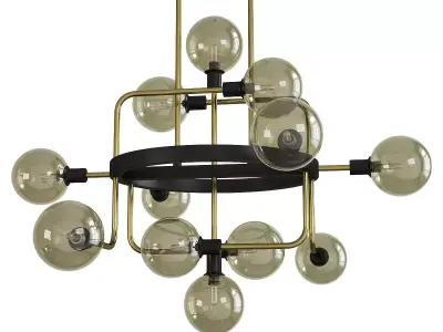 Dakar 12 pendant Low-poly 3D model