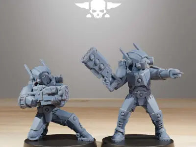 Tarion Clone Infantry 3D print model