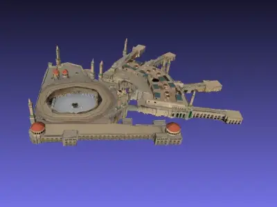 Masjid Al-Haram Makkah Kaaba 3D model