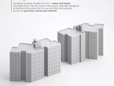 3D Print miniature building RB-US-NY-038 3D print model