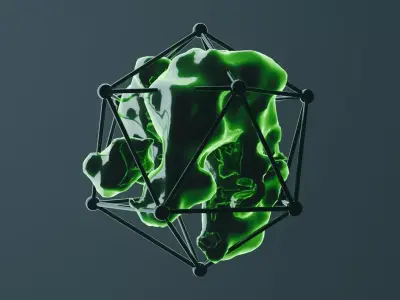 Living Parasite Animation 3D model