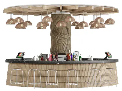 Bar 15 Exterior Bar 3D model