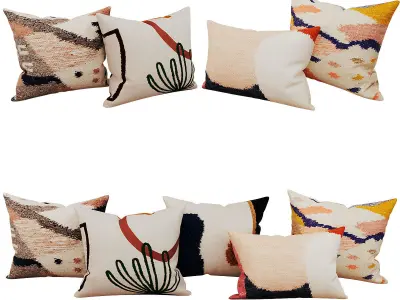 Decorative set pillow vol 3 3D model