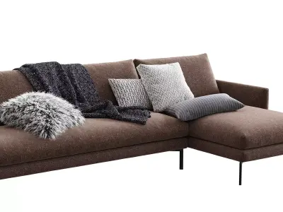 Band Corner Sofa M245H89 3D model