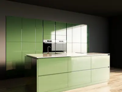 71-Kitchen11 glossy 6 3D model