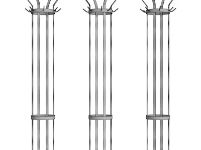 Marcel Coat Stand Floor Standing 3D model