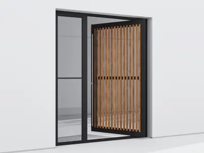 Aluminium door 237 3D model