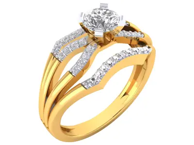 Women Ring  Render 3dm STL OBJ FBX MTLDetails 3D print model purchase