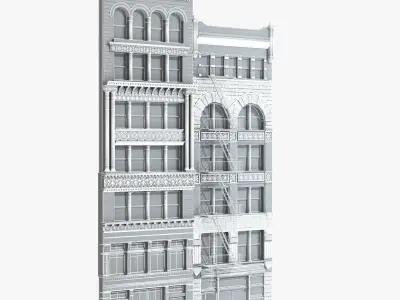 Building Facade 3D model