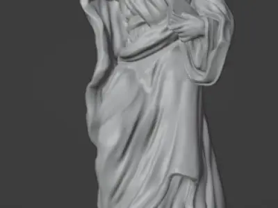 Saint Peter Sculpture 3D print model purchase
