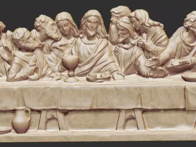 THE LAST SUPPER REMASTERED 3D model