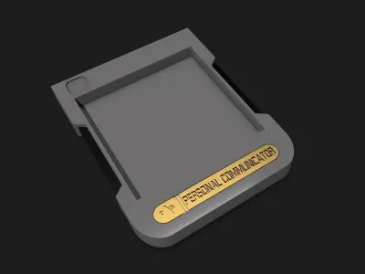 Star Trek Combadge display 3D print model