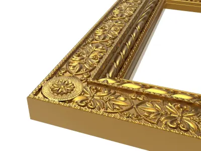 carved frame  3D model