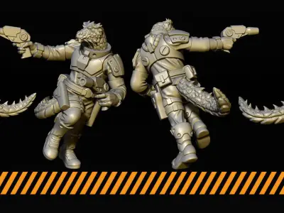 Draconians  3D print model