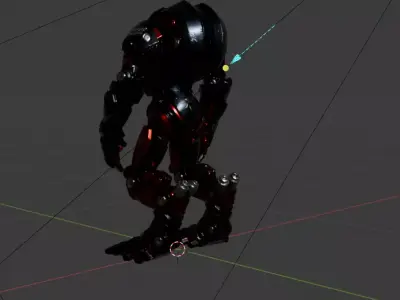 Mechsuit Low-poly 3D model