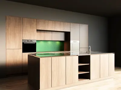 15-Kitchen3 texture 2 3D model