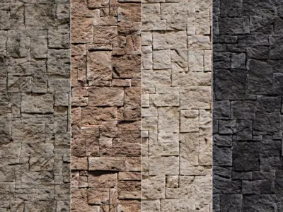 Stone Walls Material 3 Texture