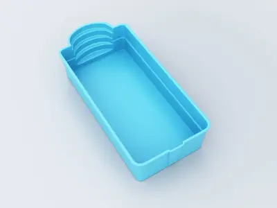 collection of 3D pool models 3D model