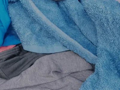 Pile of Clothes 3D Scanned Bright Colors Low-poly 3D model