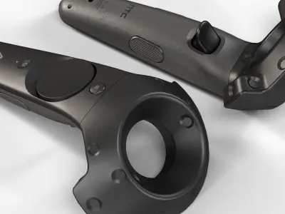 HTC Vive Controller for VR headset Low-poly 3D model