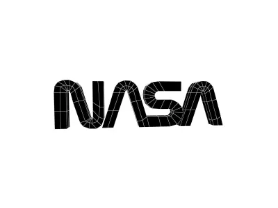 NASA 1975 Logo v1 001 Free low-poly 3D model