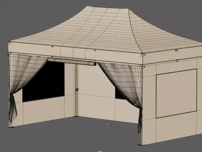 Canopy Garden Party Tent 3D model