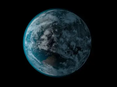 Earth - Realistic 8k 3D model