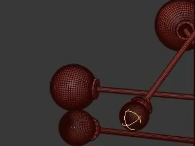 METEORITE CHANDELIER 3D model