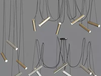 Pepo Pendant Light Collection 3D model