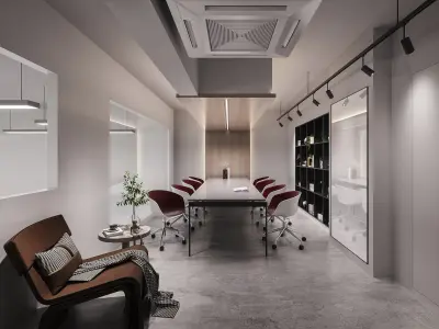 Modern Photography Studio 3D model