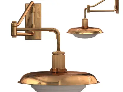 OSCAR SCONCE METAL SHADE 3D model