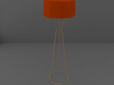 Floor Lamp Free low-poly 3D model