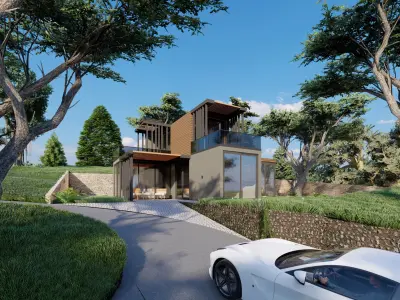 Villa Bandirma FGM Low-poly 3D model