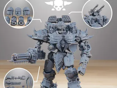 Pythonicus Defender MK2 3D print model