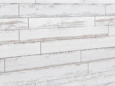 Planking 3D wood panel 3D model