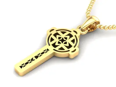 Light Gold Cross New Design  CP 19 3D print model