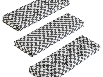 Seat Pillows Set 1  3D model