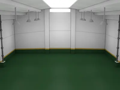 Sci Fi Warehouse  3D model