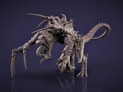 Broodlord Inspired Fanart 3D printable model 3D print model 3D print model