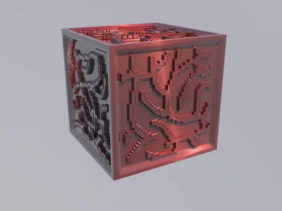 Abstract cube 3D model