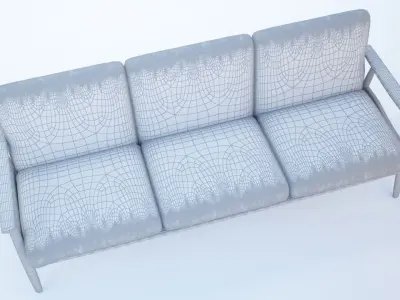 Blue Sofa 3D model