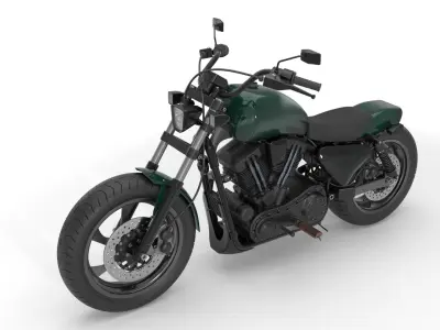 Generic Motorcycle 04 3D model