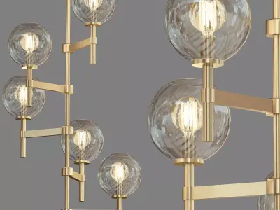 CHANDELIER JADE H  122 5 CM 3D model