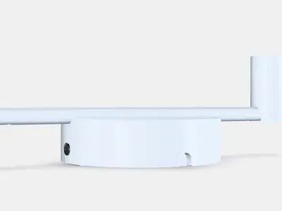 KRUSNATE Ceiling spotlight with 2 spots Low-poly 3D model